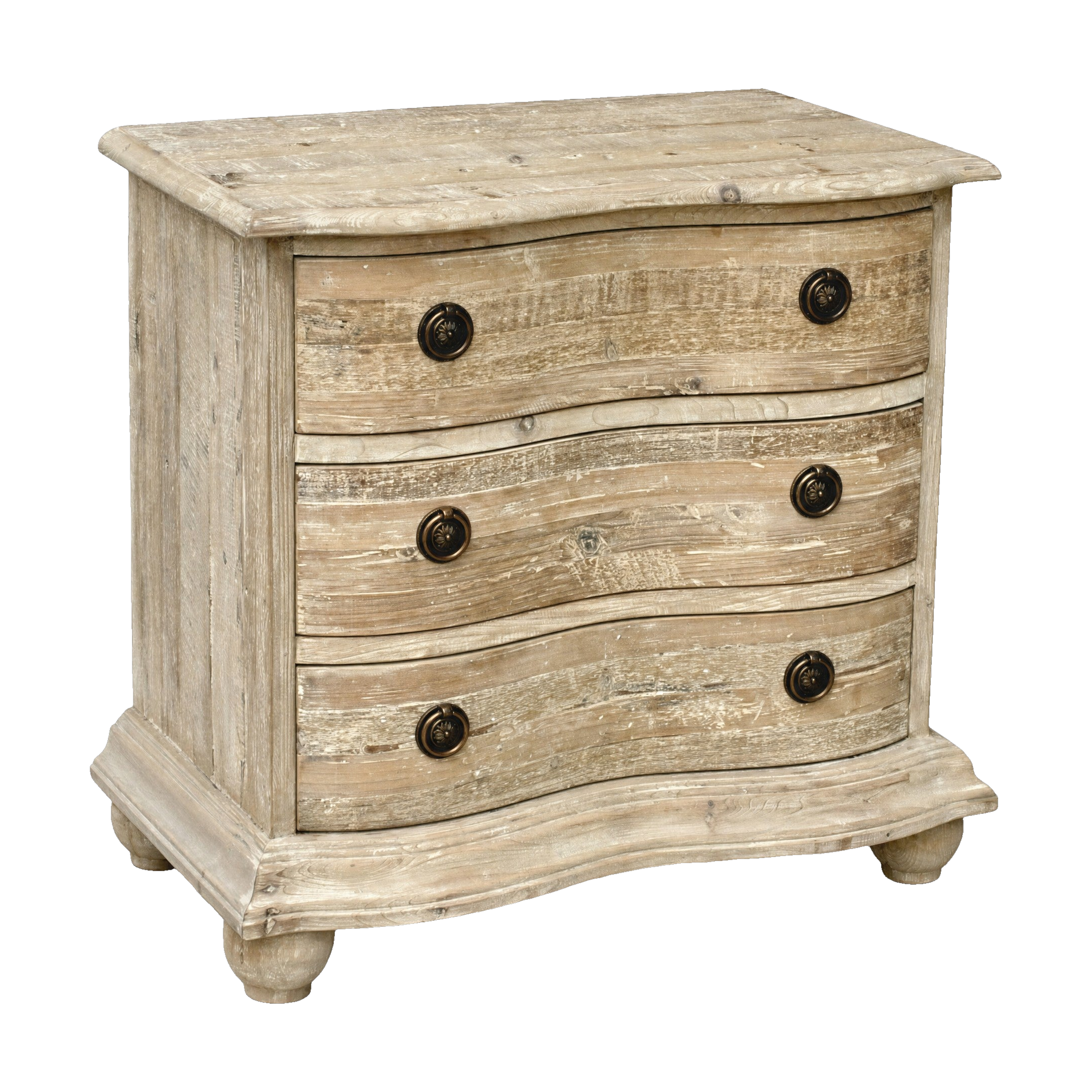 3 Drawer Chest in Washed Finish