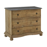 3 Drawer Chest with Blue Stone Top