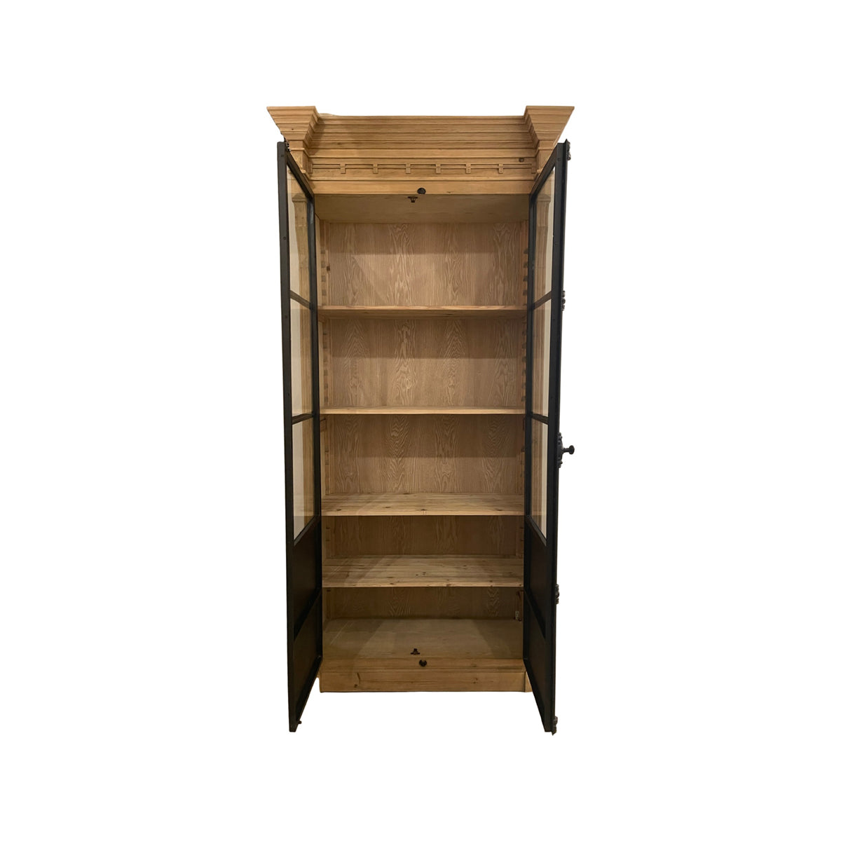 Biedermeier Bookcase in Reclaimed Pine