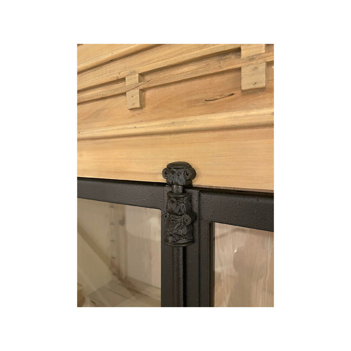 Biedermeier Bookcase in Reclaimed Pine