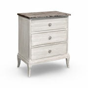 Chest in Greyish-White with Stone Top
