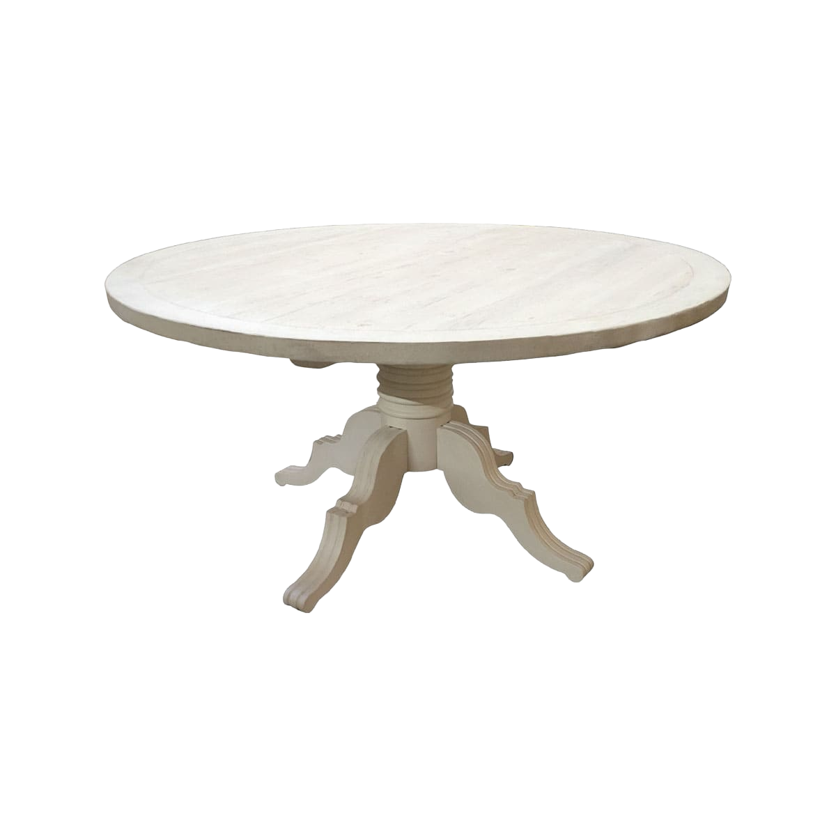 Round Table in White