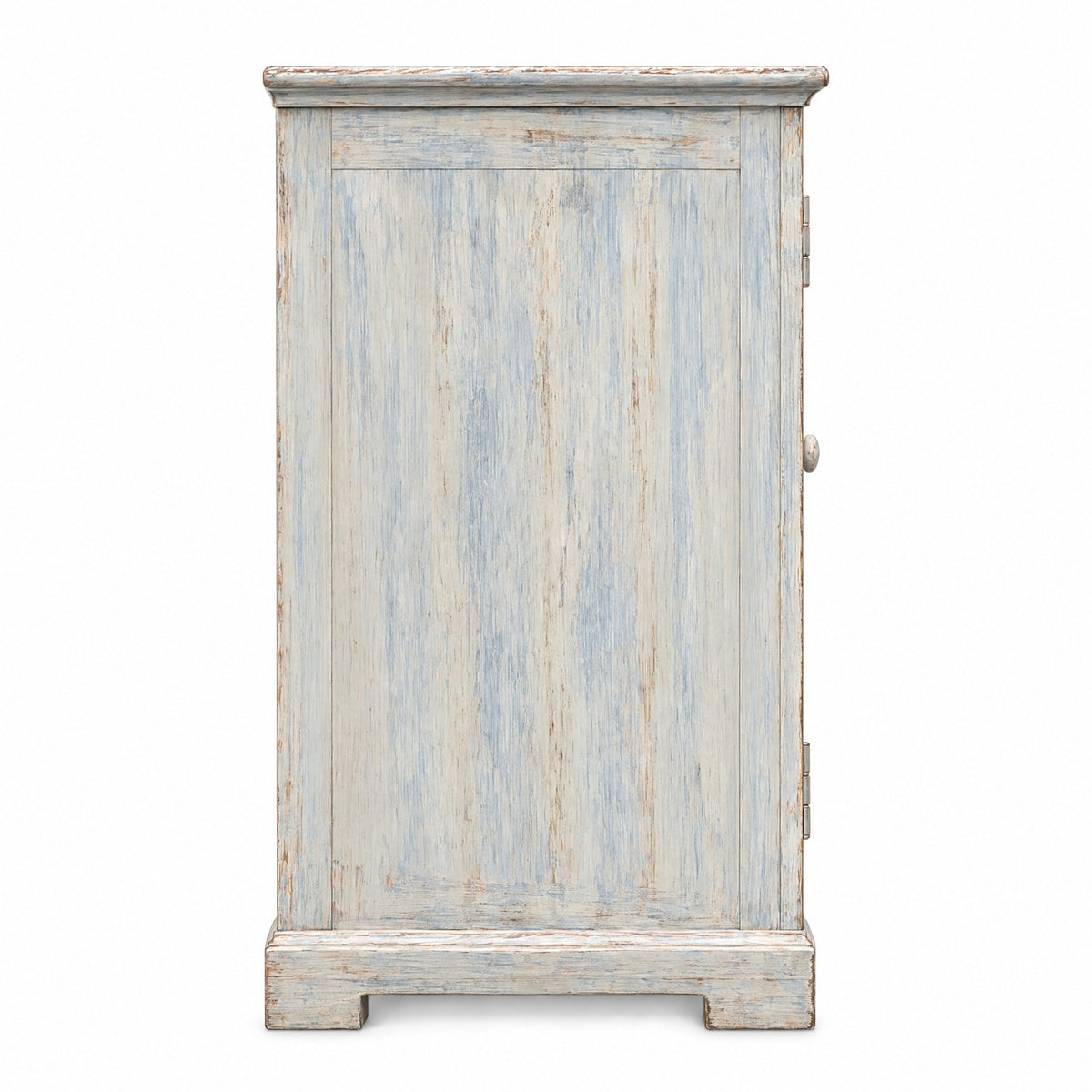 Carved Sideboard Distressed Light Blue