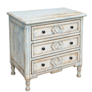 Chest in Distressed Light Blue