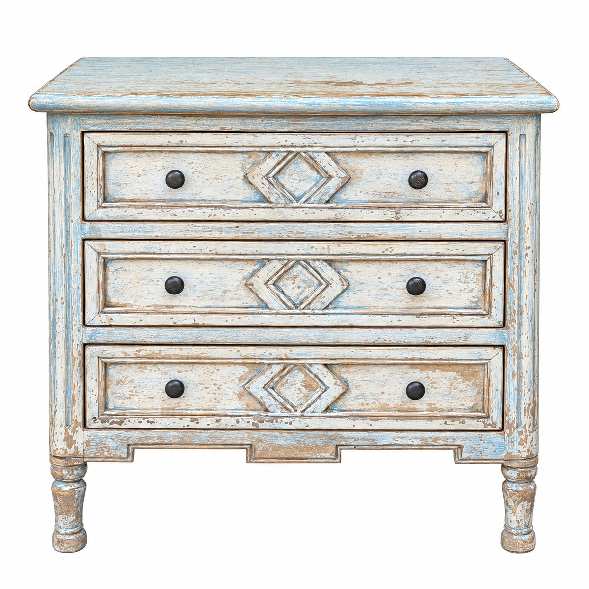 Chest in Distressed Light Blue