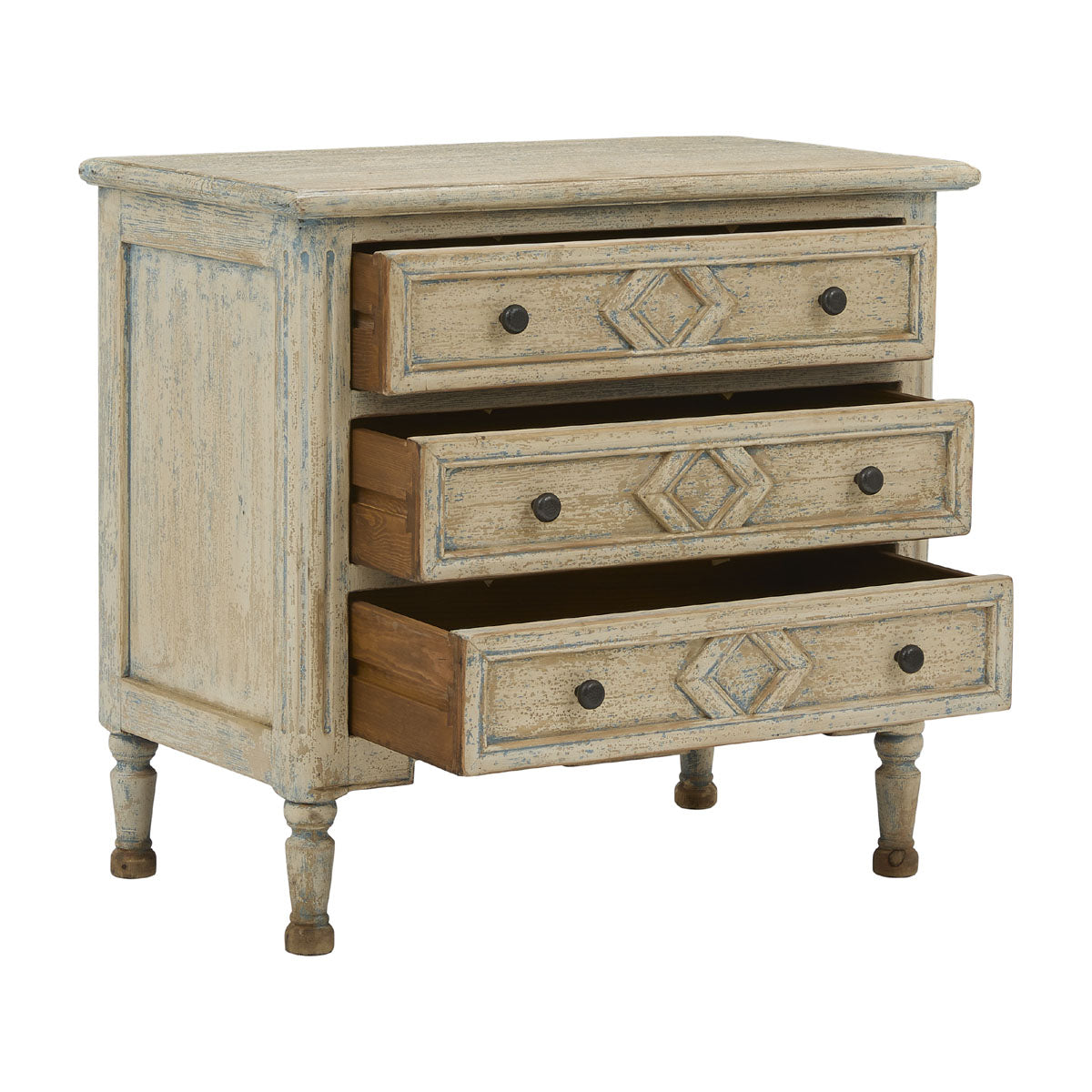 Chest in Distressed Light Blue