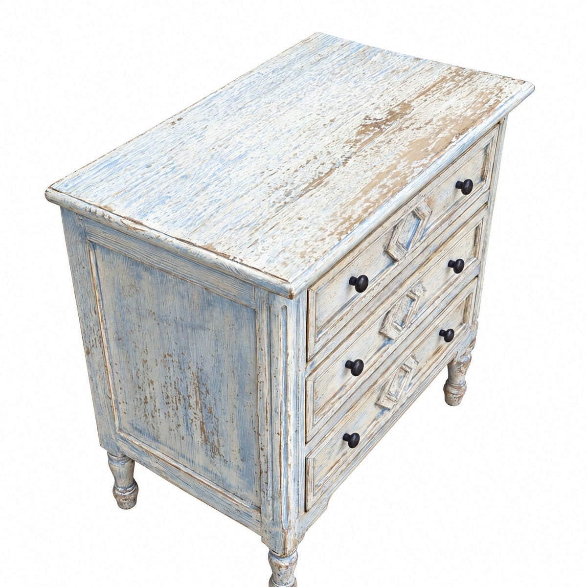 Chest in Distressed Light Blue
