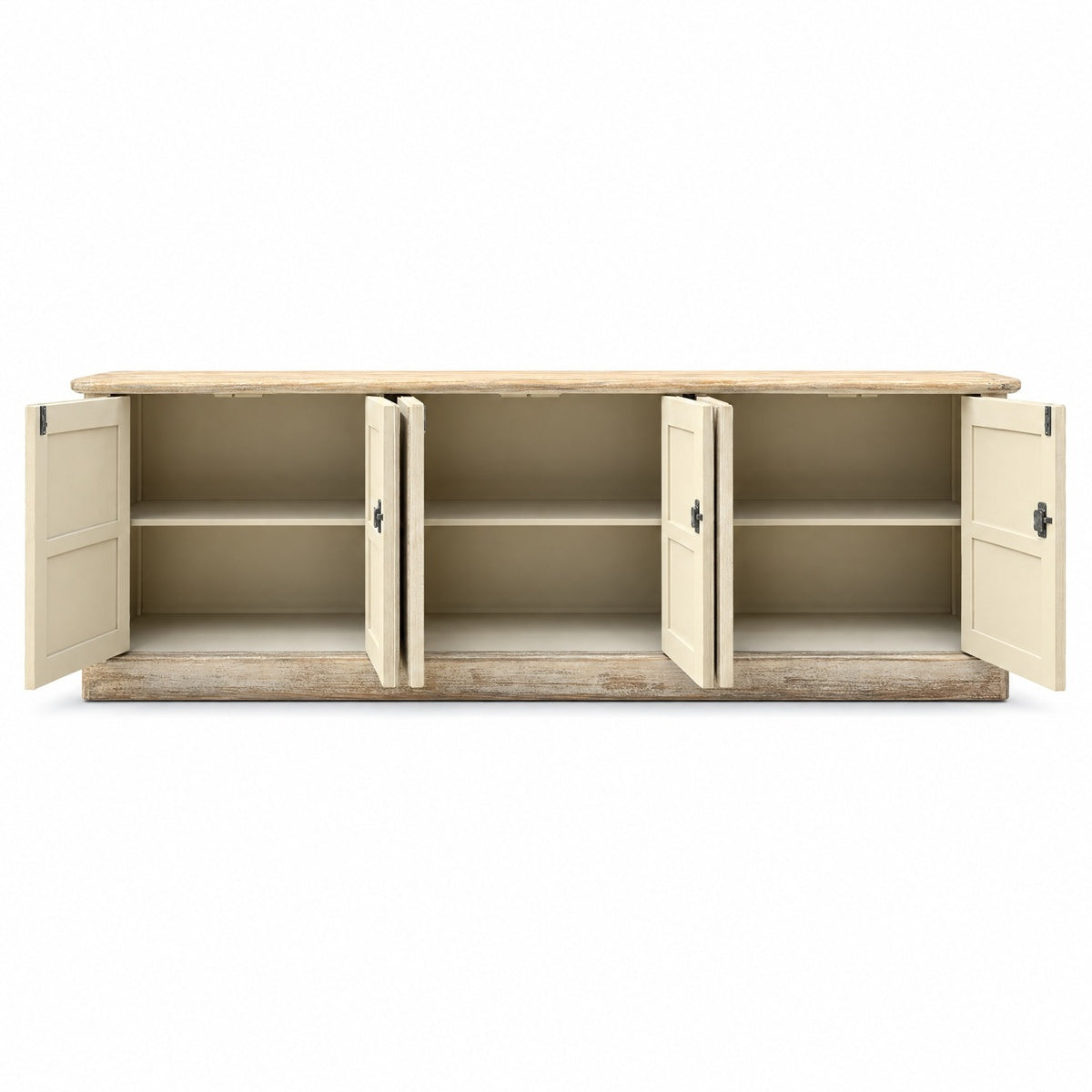 Six Door Sideboard in Distressed Blue