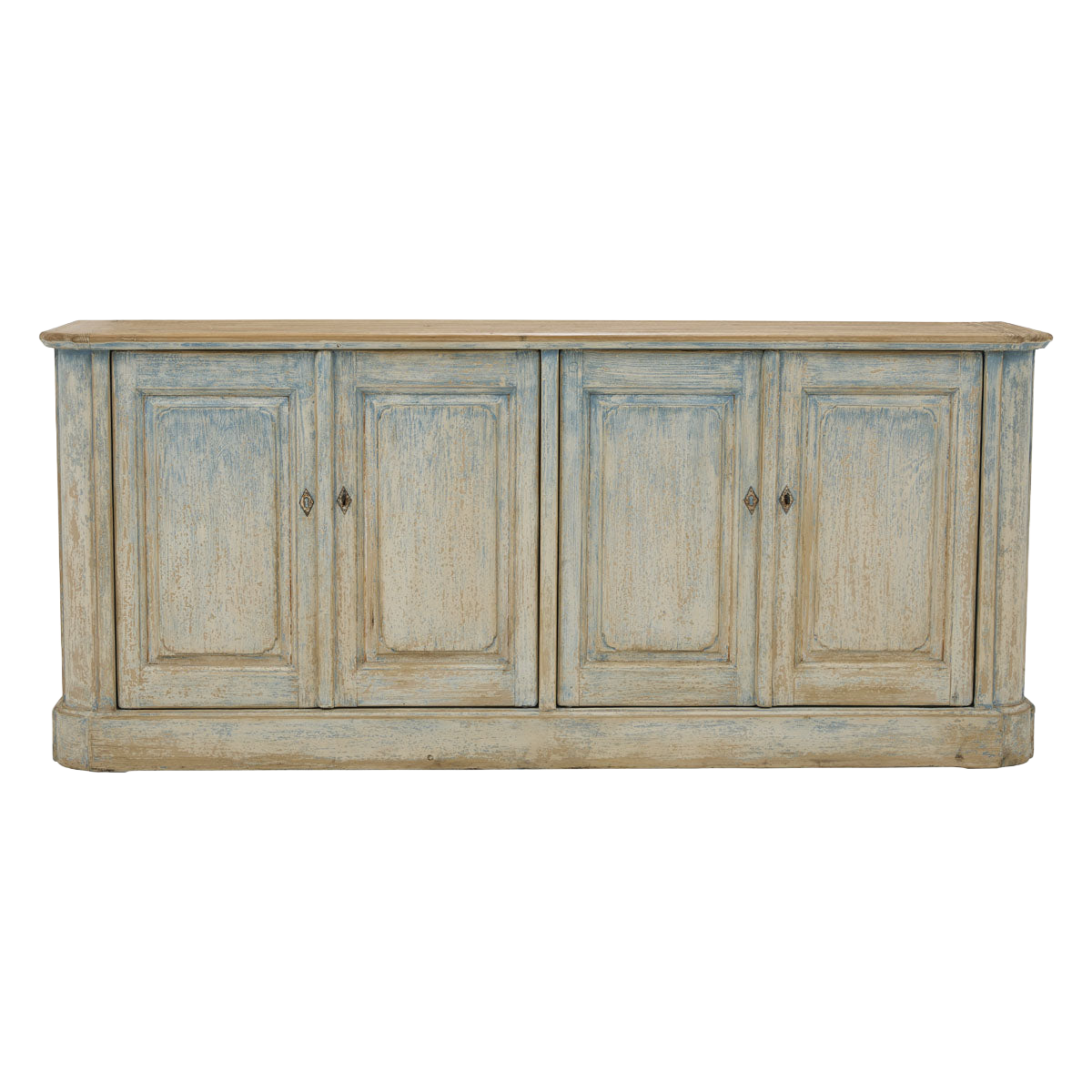 Sideboard w/ 4 Doors in Distressed Blue