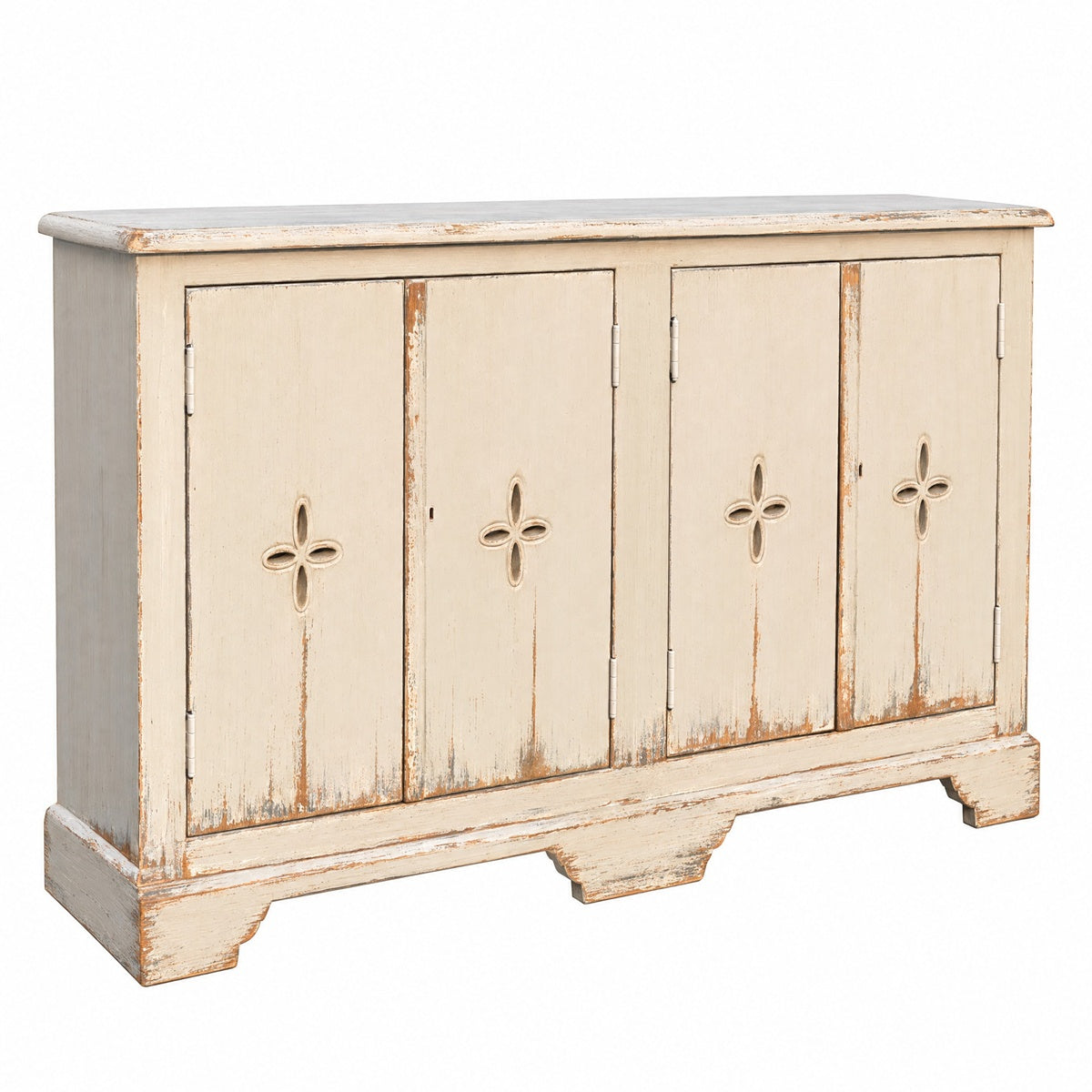 Sideboard with Cross Cut-Outs