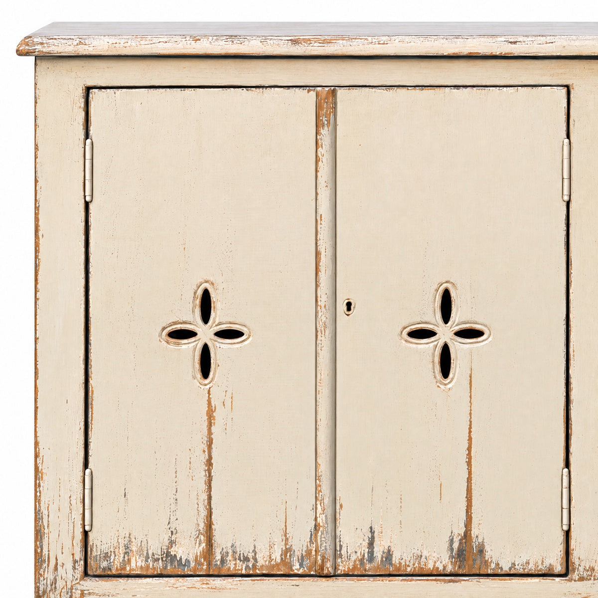 Sideboard with Cross Cut-Outs