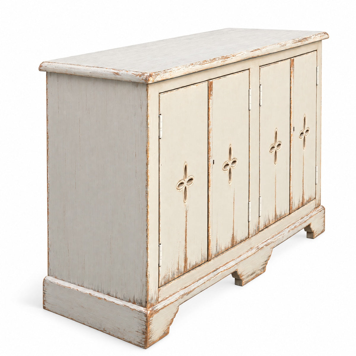 Sideboard with Cross Cut-Outs