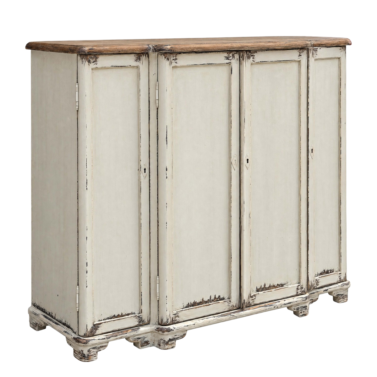 Four Door Server in Antique White