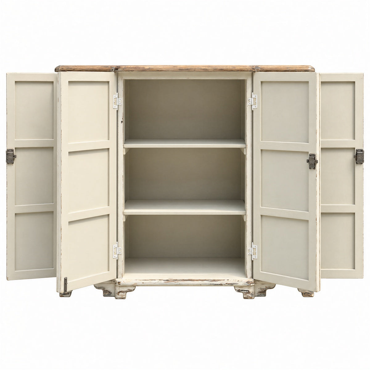 Four Door Server in Antique White