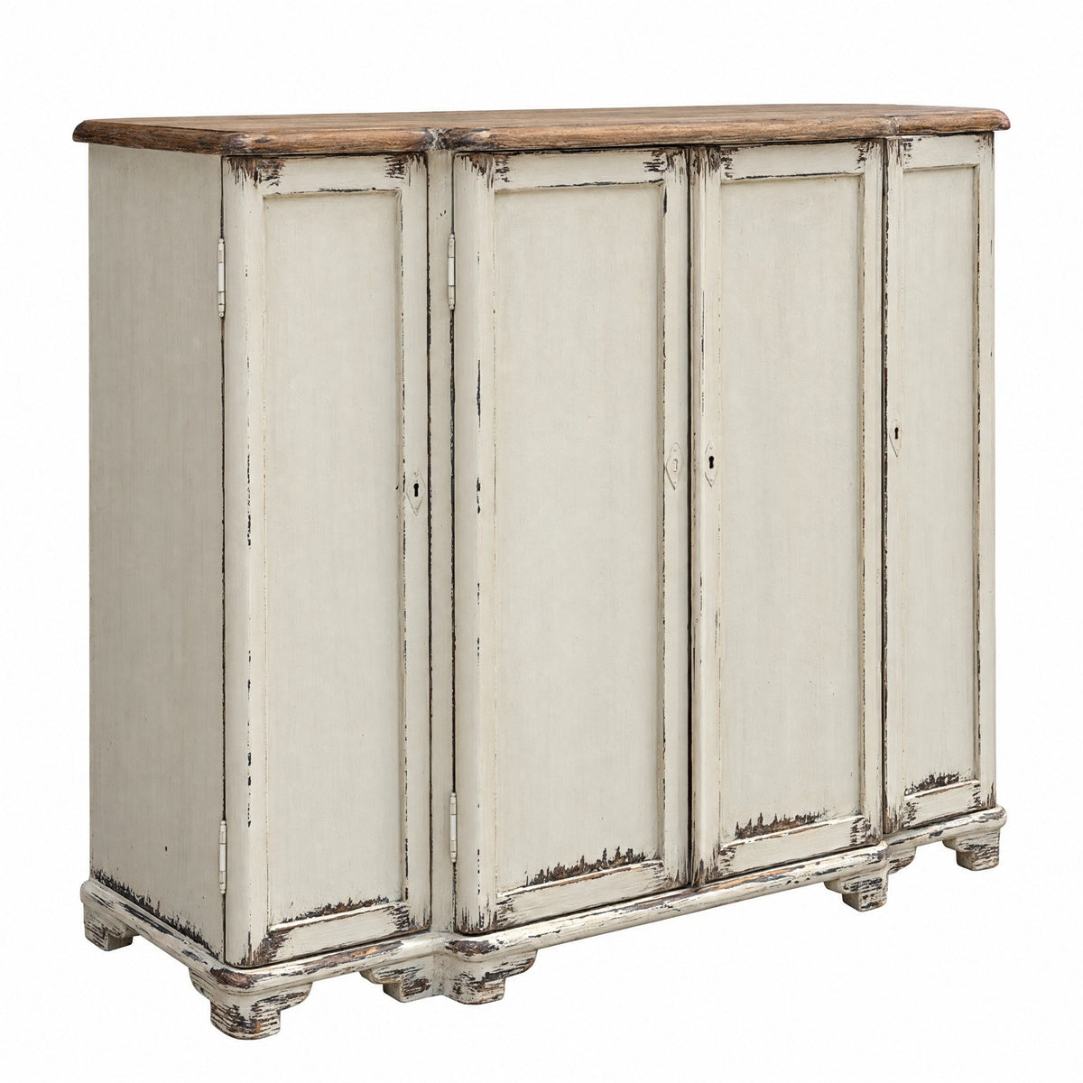 Four Door Server in Antique White