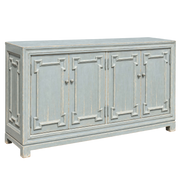 Four Door Server in Distressed Blue