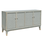 Four Door Server with Scallop Design