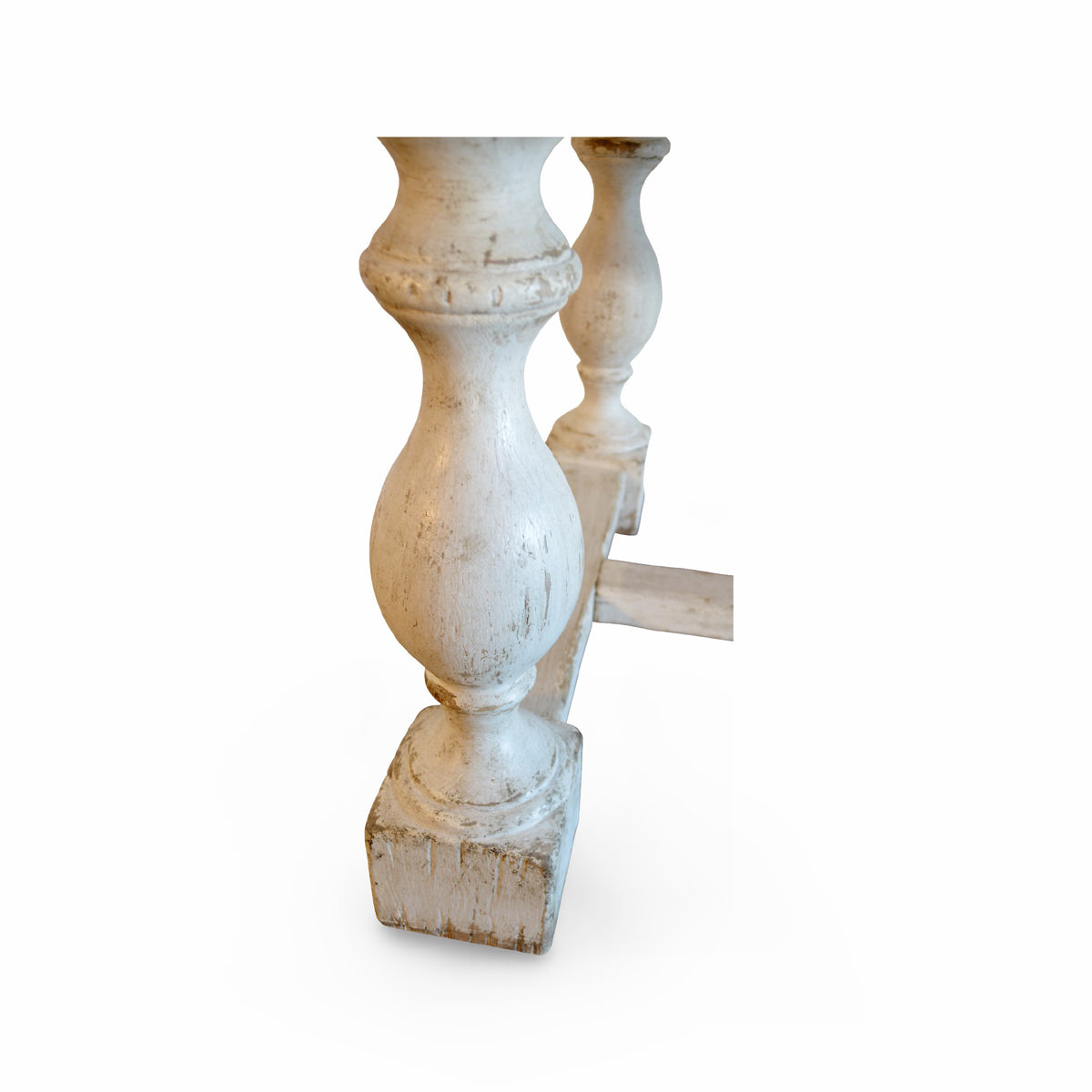 Dining Table in Distressed Antique White