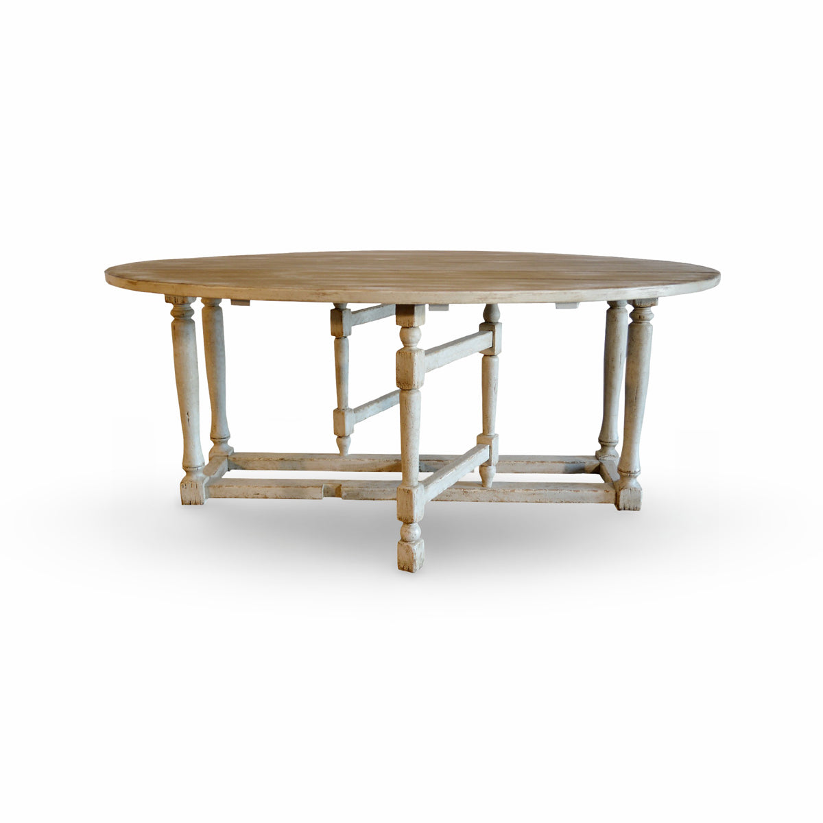 French Country Dining Table in Antique Grey