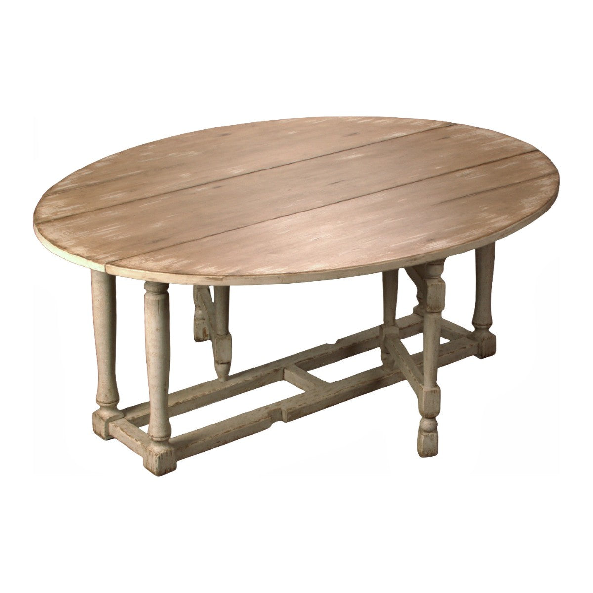 French Country Dining Table Antique Grey