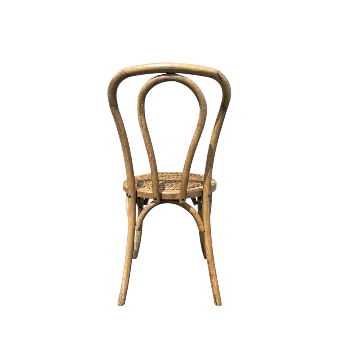 Bistro Chair with Woven Seat in Oak