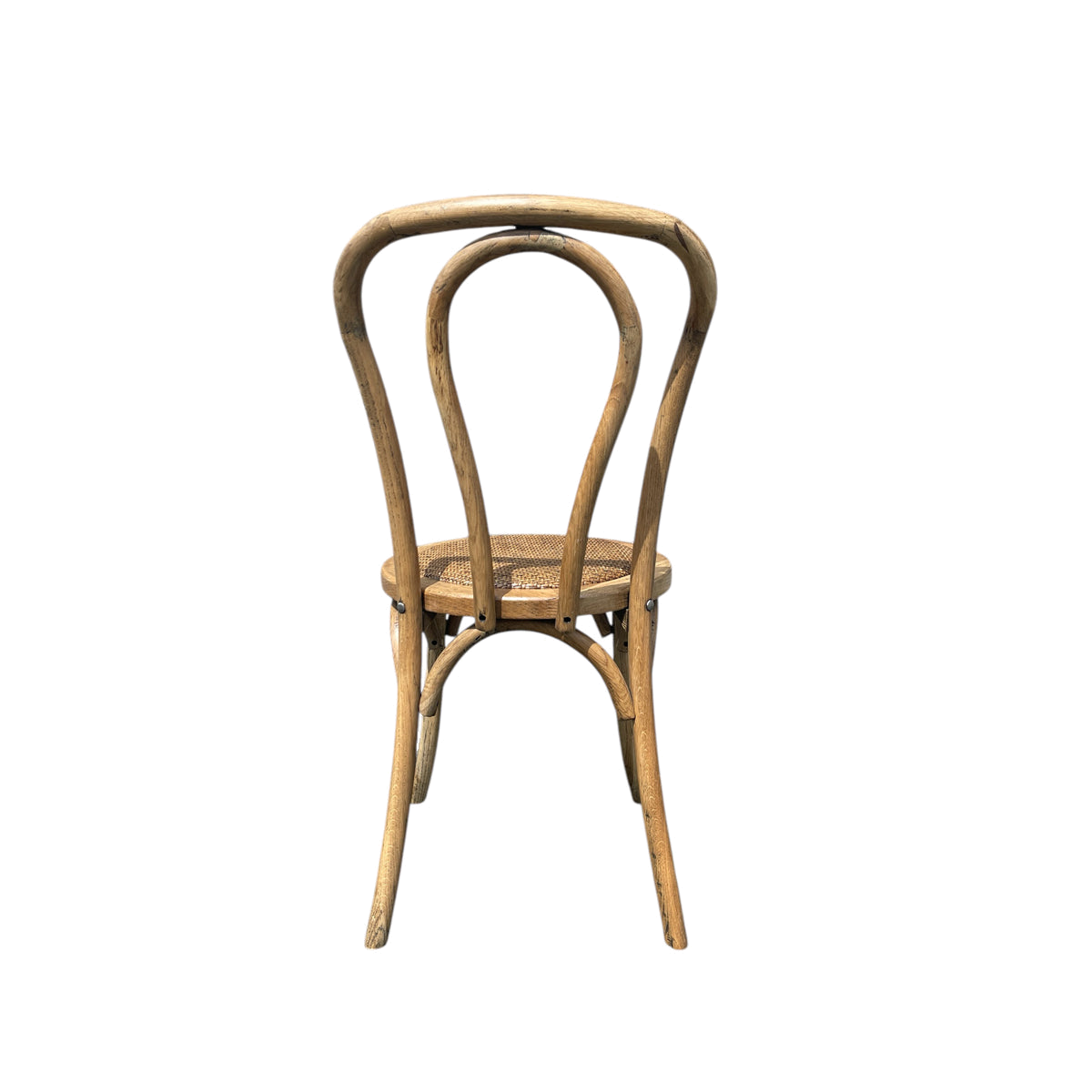Bistro Chair with Woven Seat in Oak