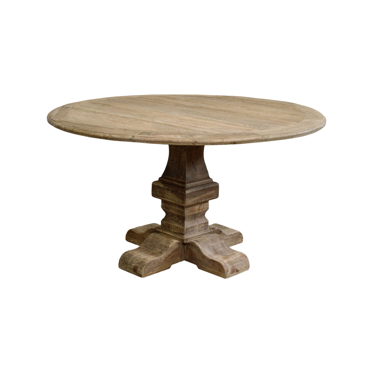 Reclaimed Oak Round Dining Table