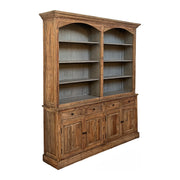 Reclaimed Pine Double Arched Bookcase