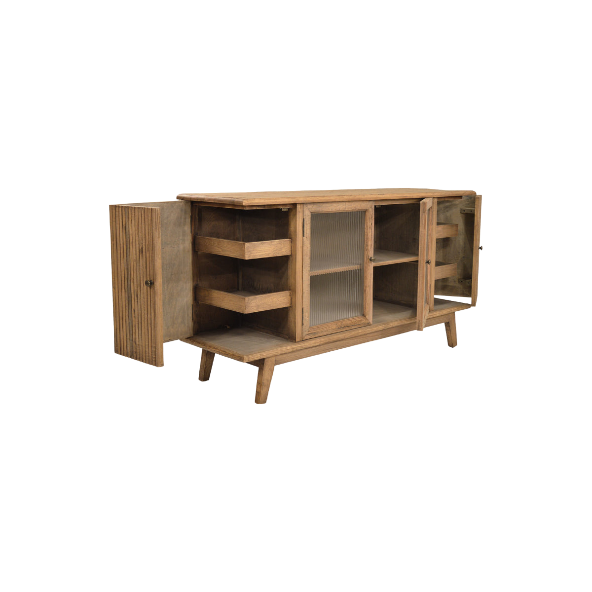 Reclaimed Oak Four Door Server