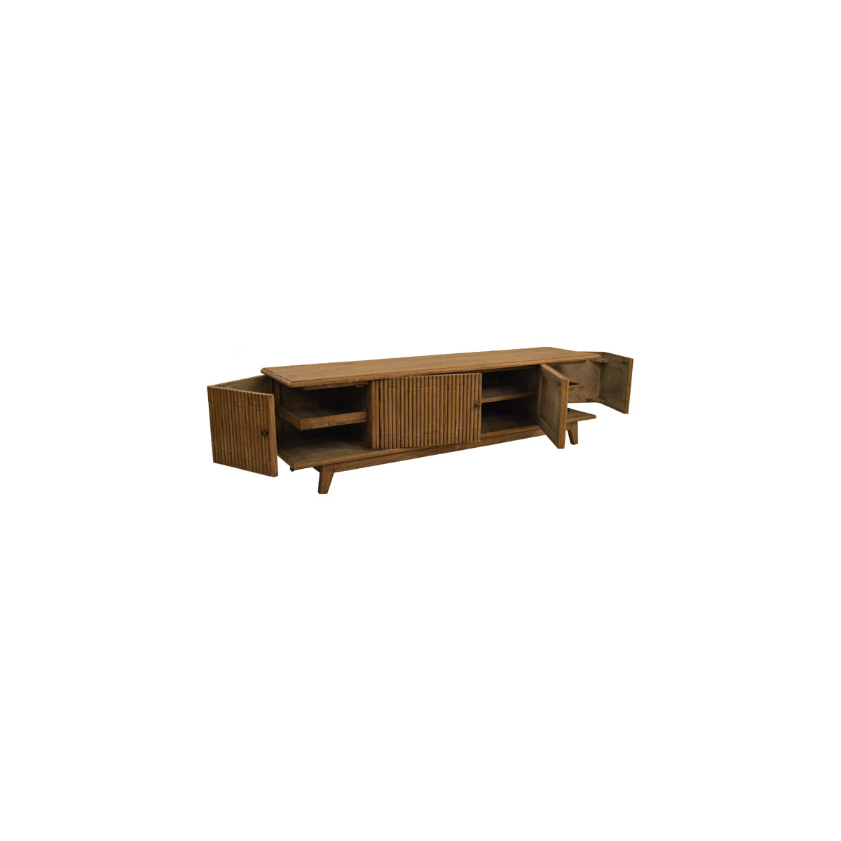 Reclaimed Oak Entertainment Console