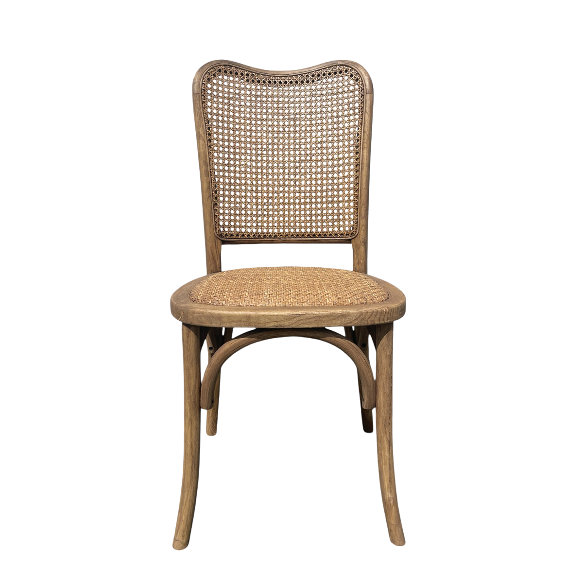 Oak Dining Chair w Cane Back