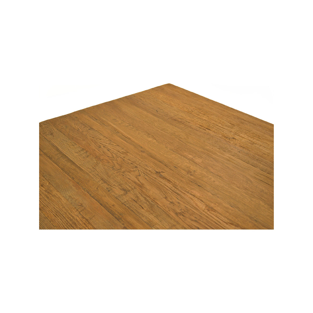 Solid oak and pine block-style coffee table with visible knots