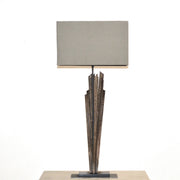 Brindilles table lamp with clustered twig-like vertical body and shade