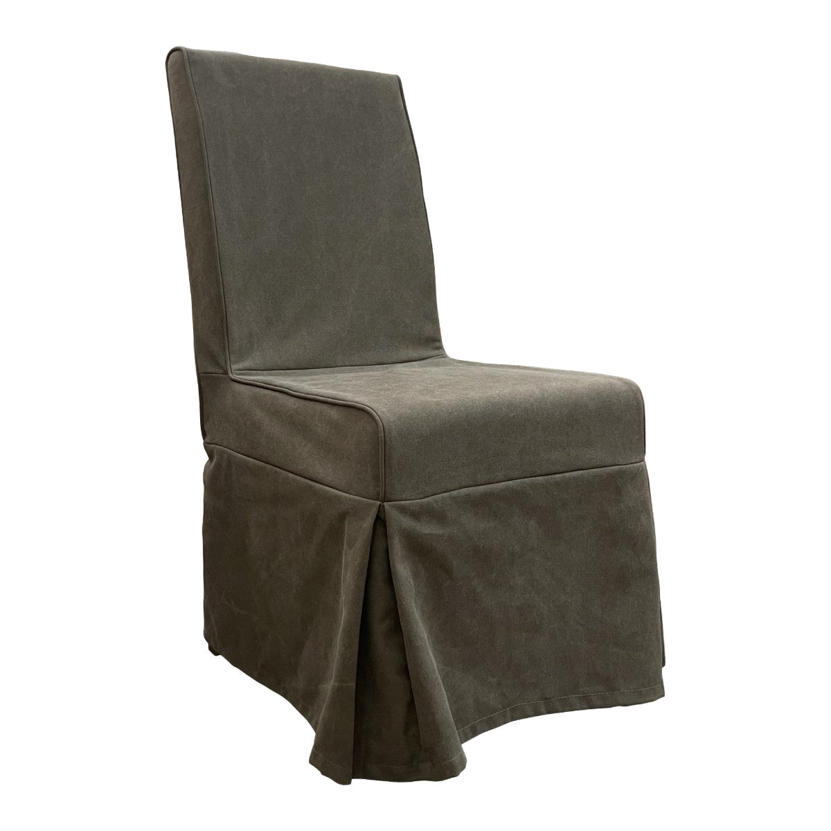 Square Back Slipcovered Side Chair