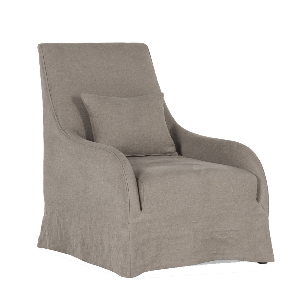 Akili Lounge Chair Belgium Linen