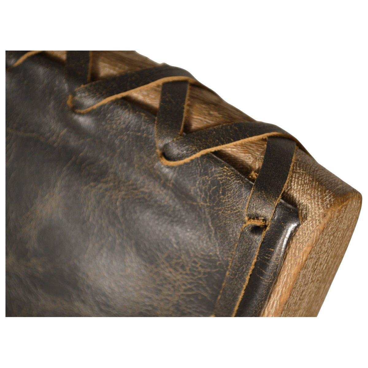 Garcia Counter Chair Black Leather