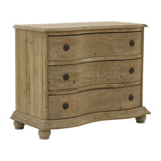 Pine Three-Drawer Chest in Natural Pine