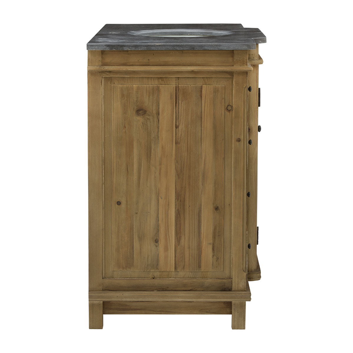 Large Single Vanity with Panel Door, Natural