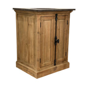 Single Vanity with Panel Door in Natural