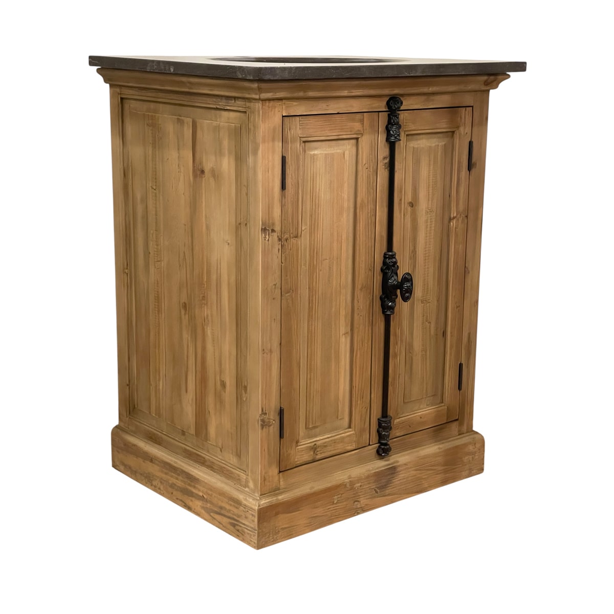 Single Vanity with Panel Door in Natural