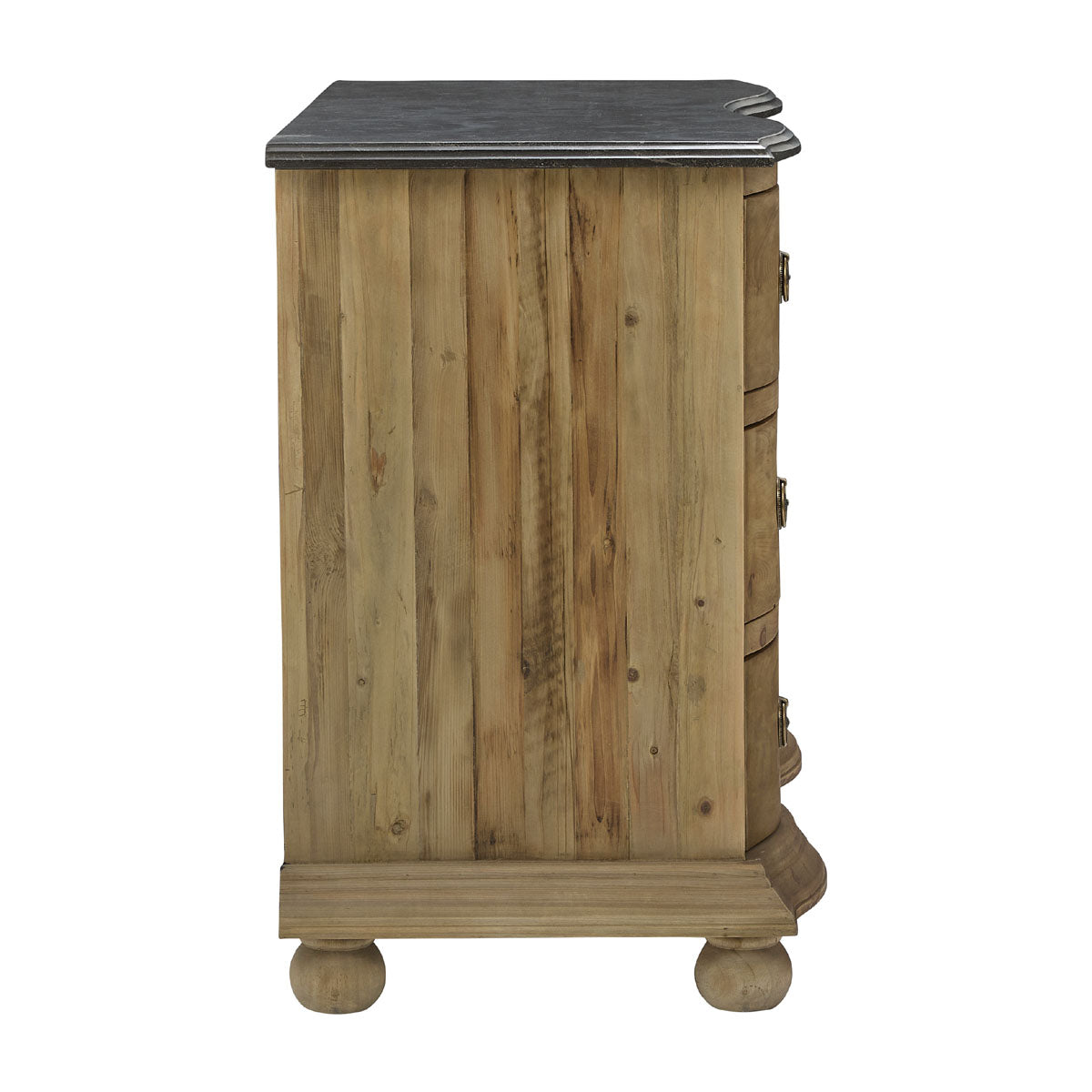 Three Drawer Chest with Blue Stone Top