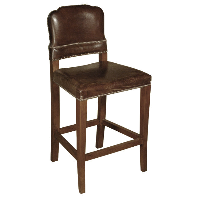 Counter Stool in Vintage Cigar