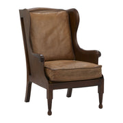 Dalston Highback Chair in Antique Buffalo Leather