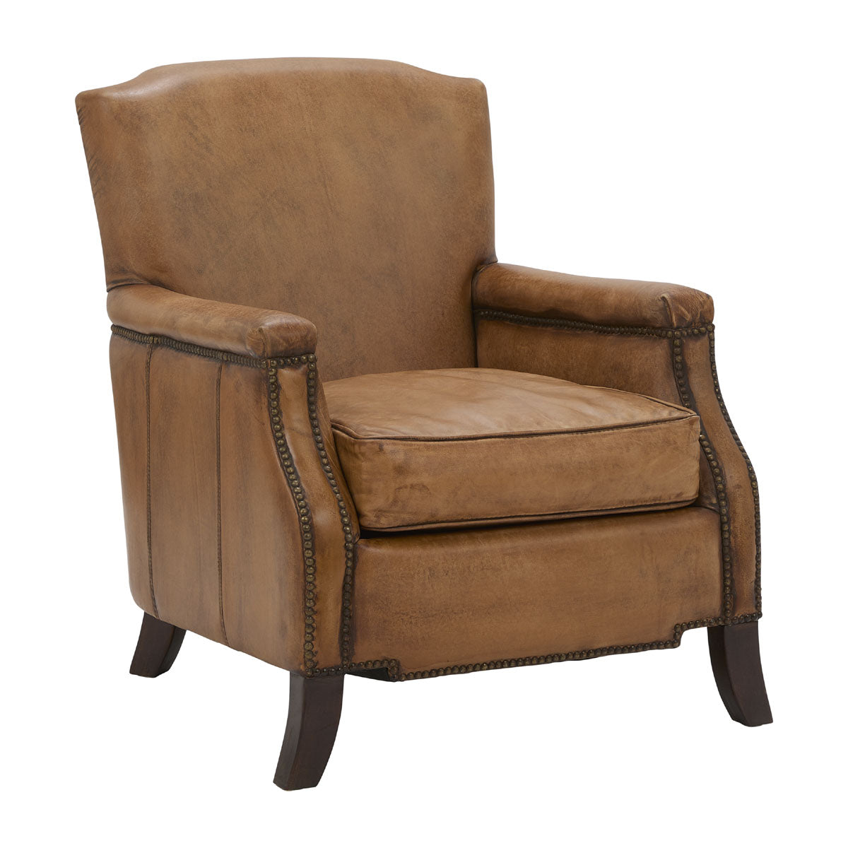 Oxenholme Club Chair in Antique Buffalo Leather
