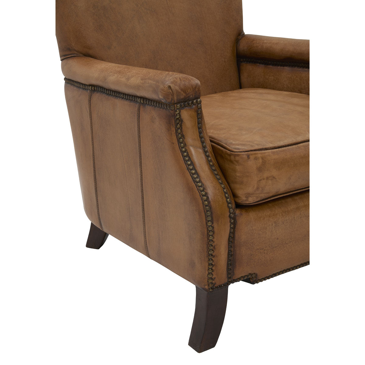 Oxenholme Club Chair in Antique Buffalo Leather