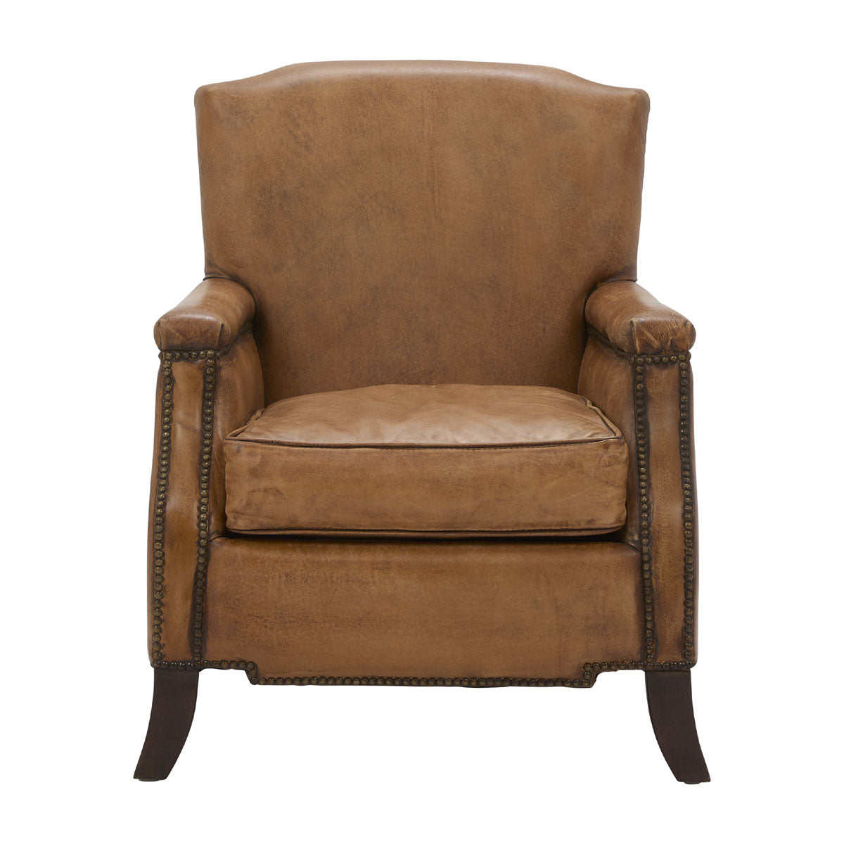 Oxenholme Club Chair in Antique Buffalo Leather