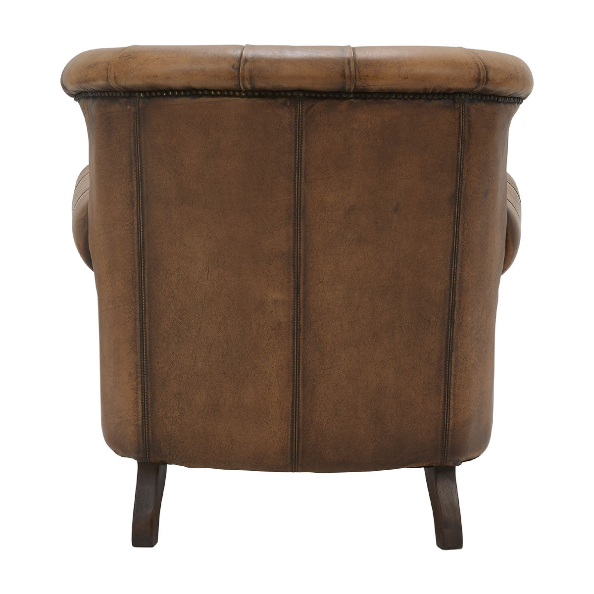 Somerset Tufted Chair in Antique Buffalo Leather
