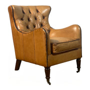 Wrexham Club Chair in Antique Buffalo Leather