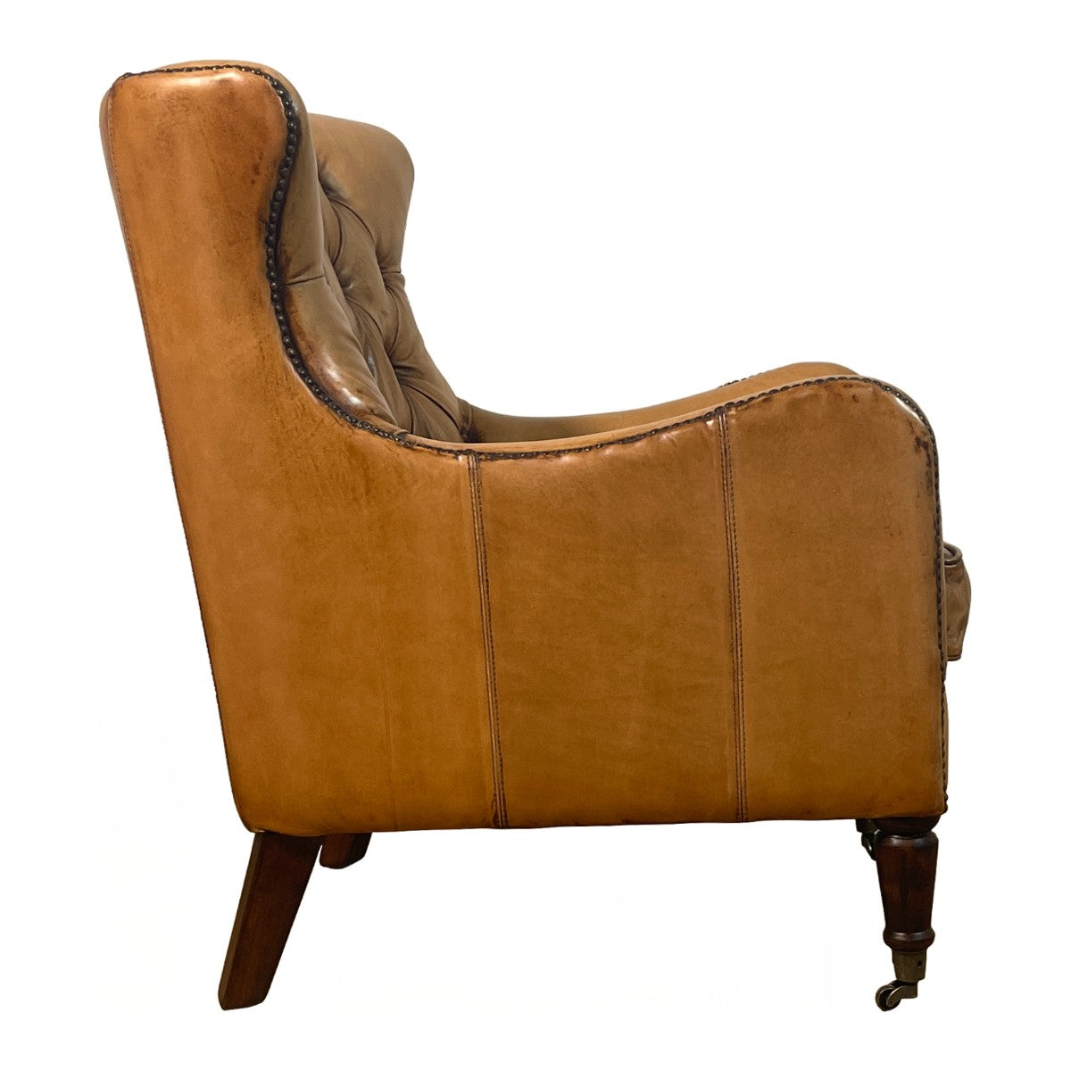 Wrexham Club Chair in Antique Buffalo Leather