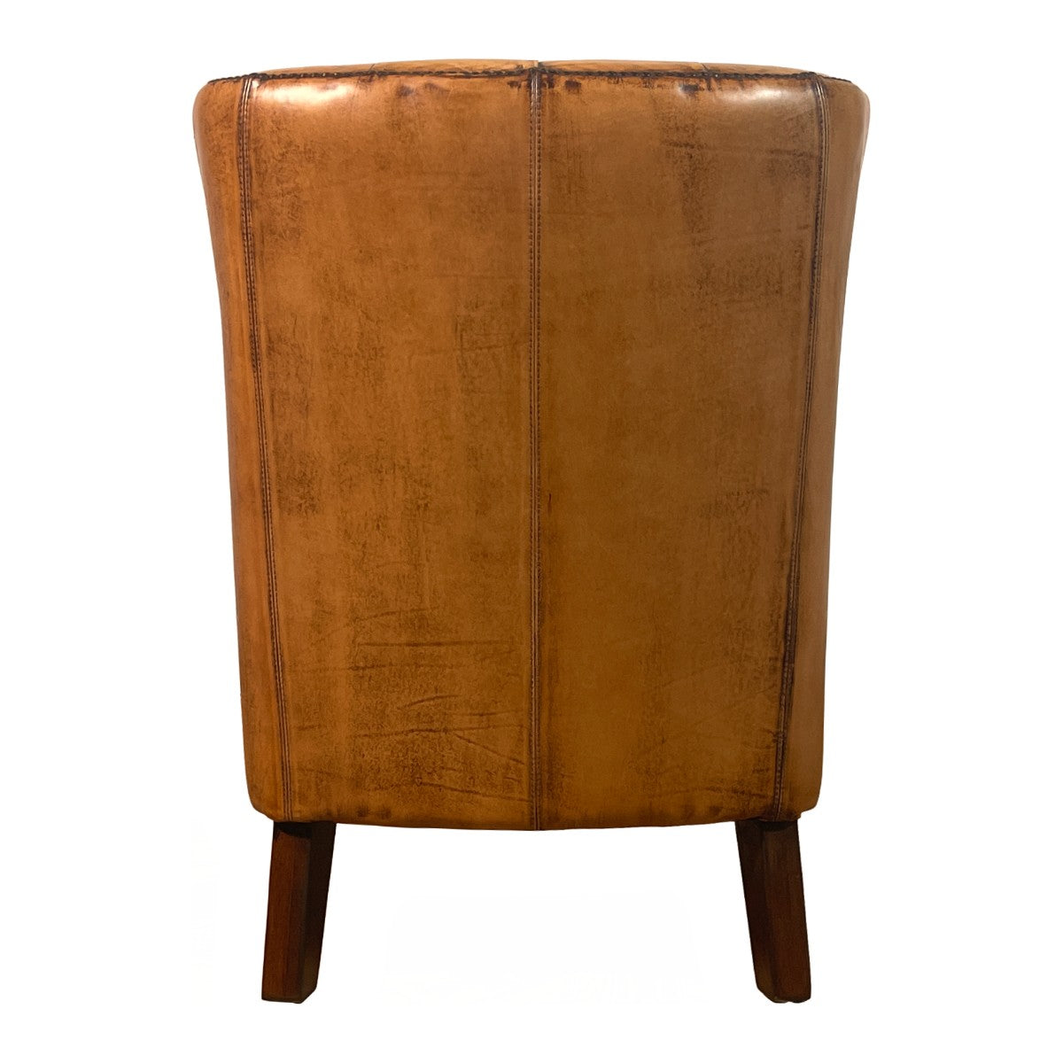 Wrexham Club Chair in Antique Buffalo Leather